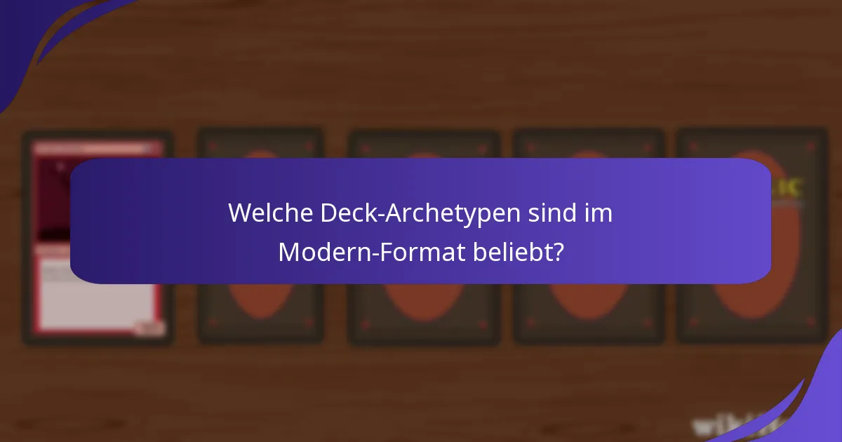 Welche Community-Einblicke sind für Modern-Spieler wertvoll?