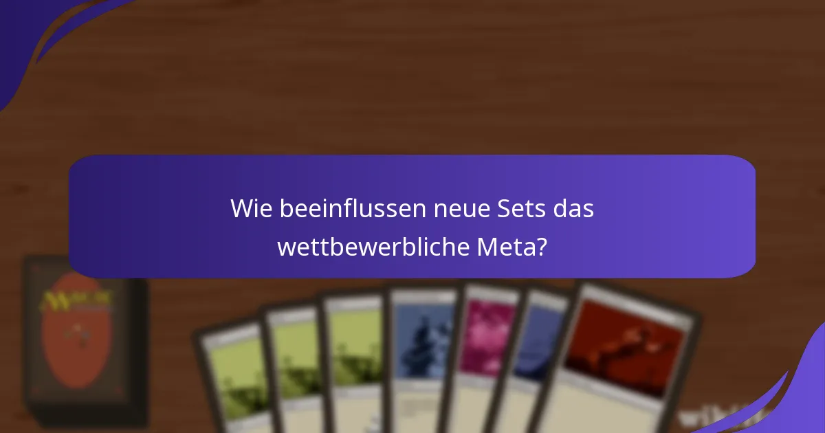 Wie bewertet man die Kartenstärke über Sets hinweg?