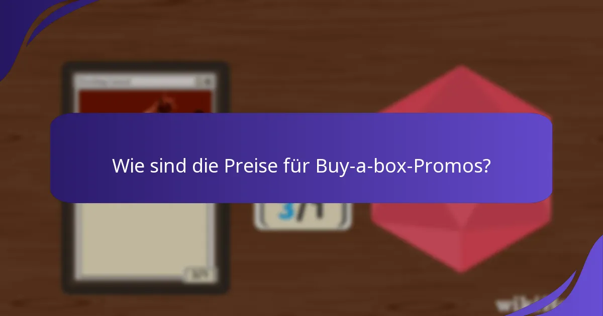 Wie vergleichen sich die aktuellen Buy-a-box-Promos mit früheren Promos?